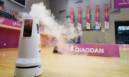 消毒機器人消殺狀態(tài)圖片展示 消毒機器人消殺狀態(tài)圖片展示